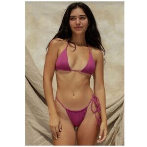 Stone Fox Swim | River Bikini Bottom Wild Aster | XL